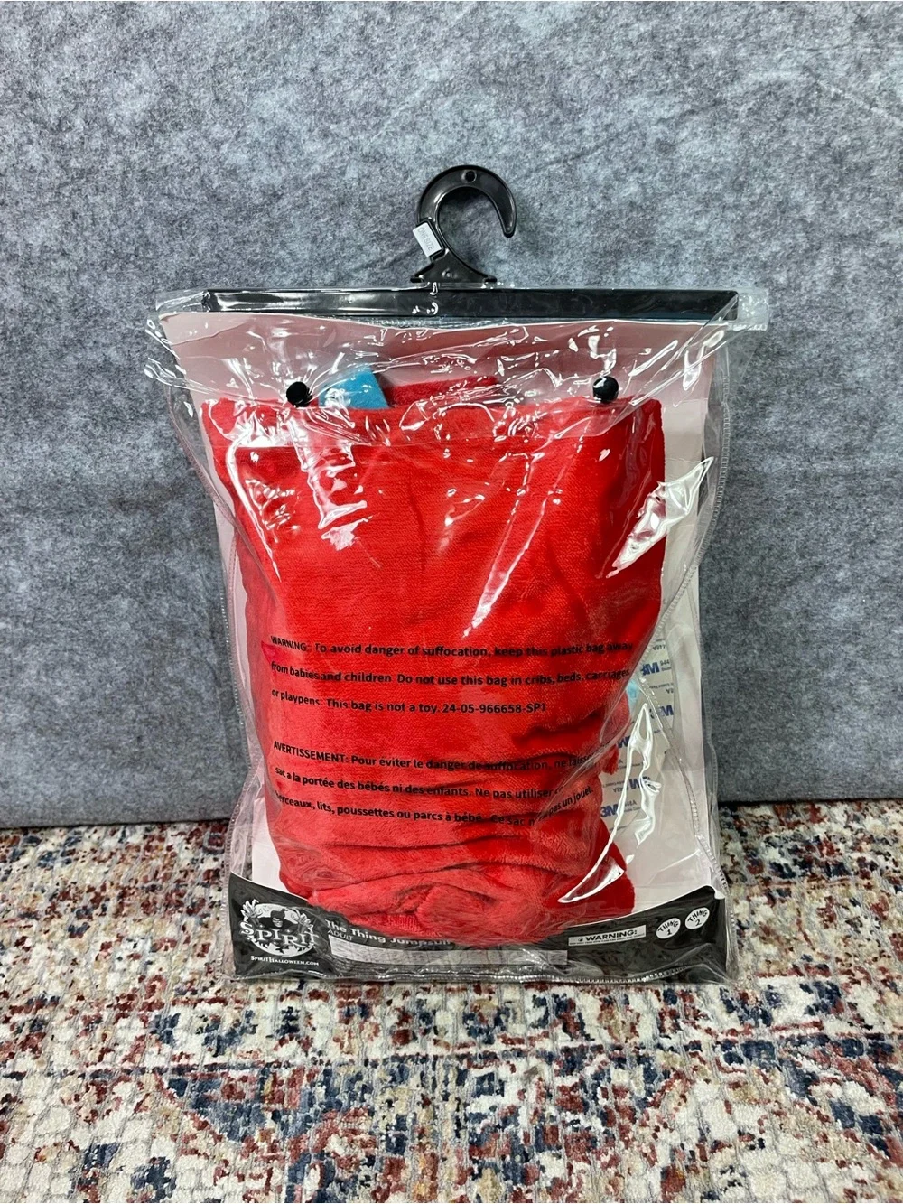Dr Seuss Thing 1 Thing 2 Hooded Plush Adult Costume Jumpsuit Once Size Spirit - Picture 14 of 14